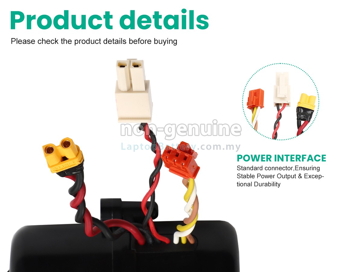 Bissell 1625227 S30Q replacement battery