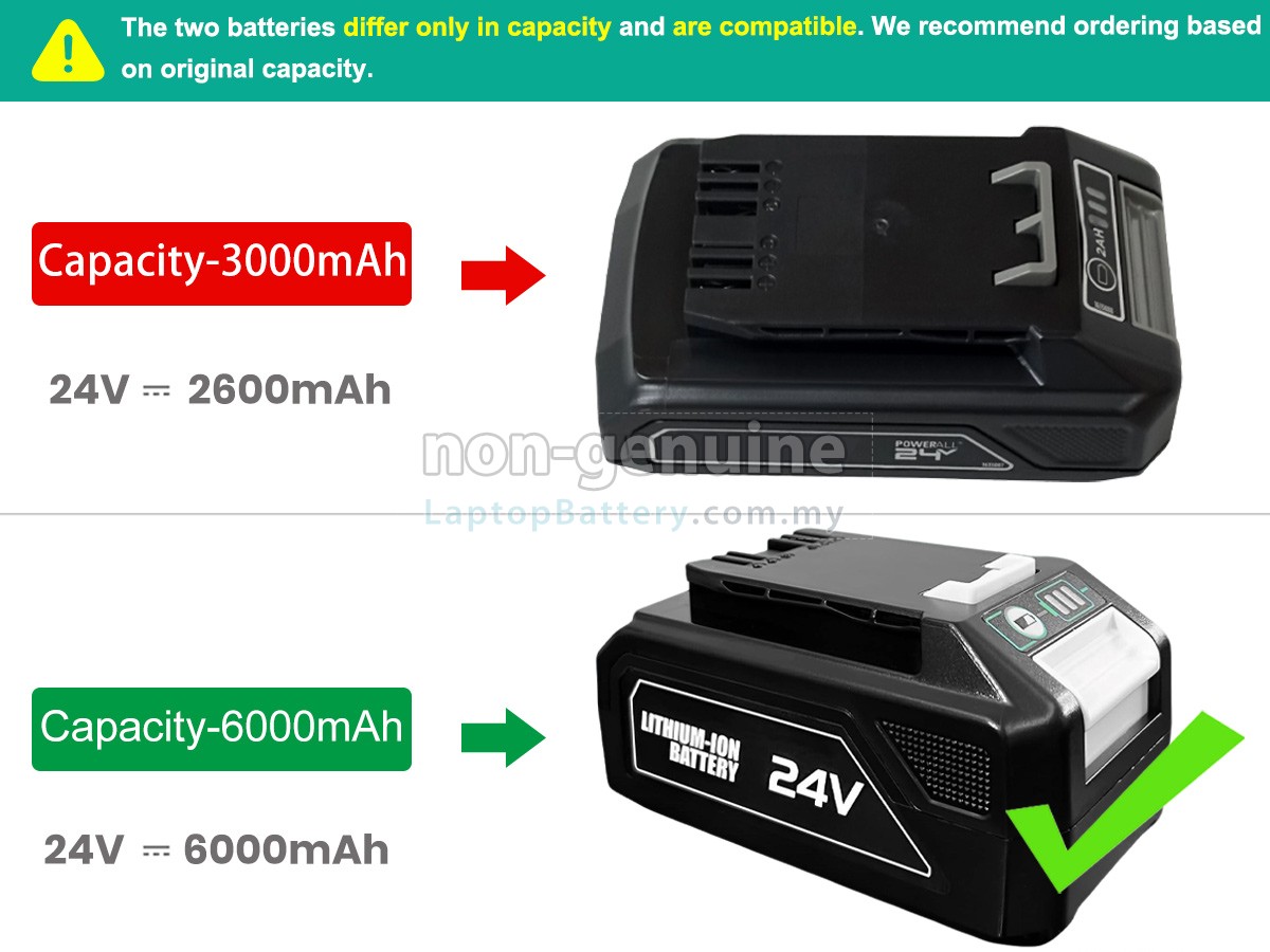 Bissell CLEANVIEW XR STICK VACUUM replacement battery