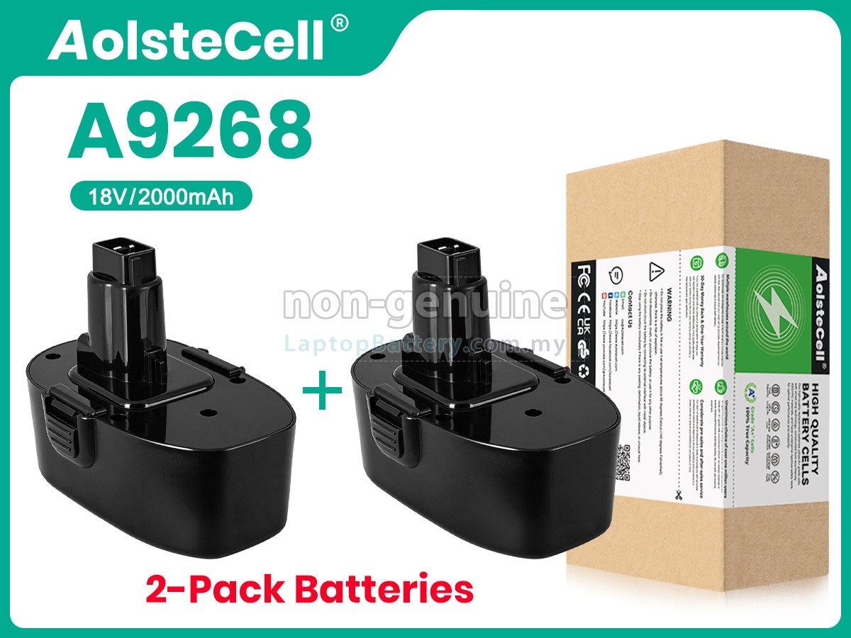 Black Decker A9268 replacement battery