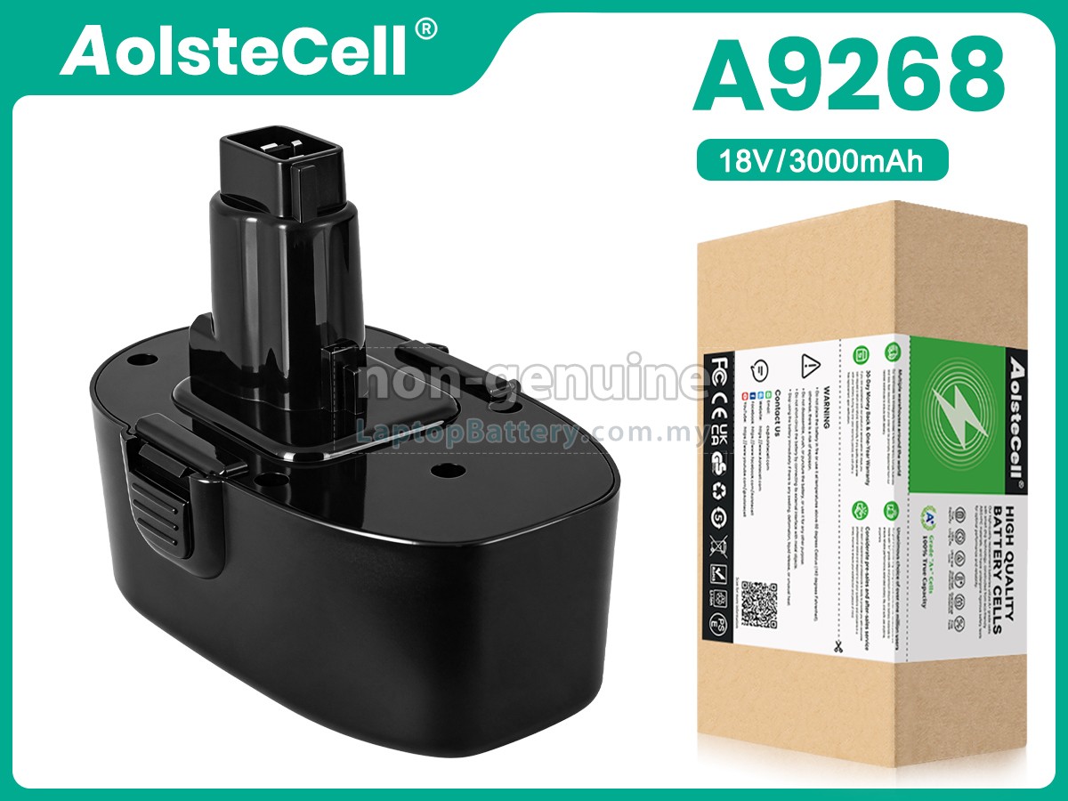 Black Decker A9268 replacement battery