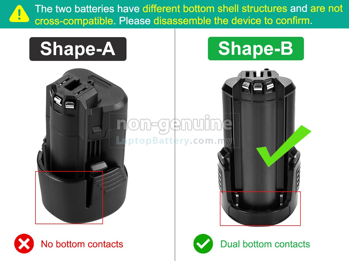 Bosch GSB 10.8-2-LI replacement battery