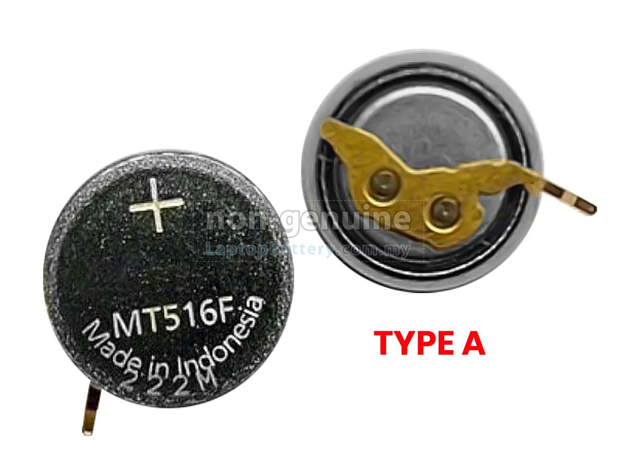 MT416F Battery Replacement For Citizen Ecodrive & Panasonic Watches - Short Leg White