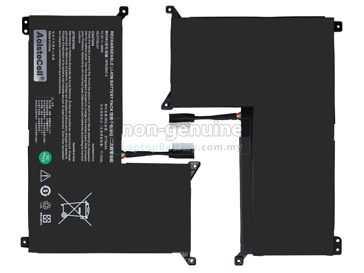 Clevo SAGER NOTEBOOK NP7881E (NP50RNJS) replacement battery