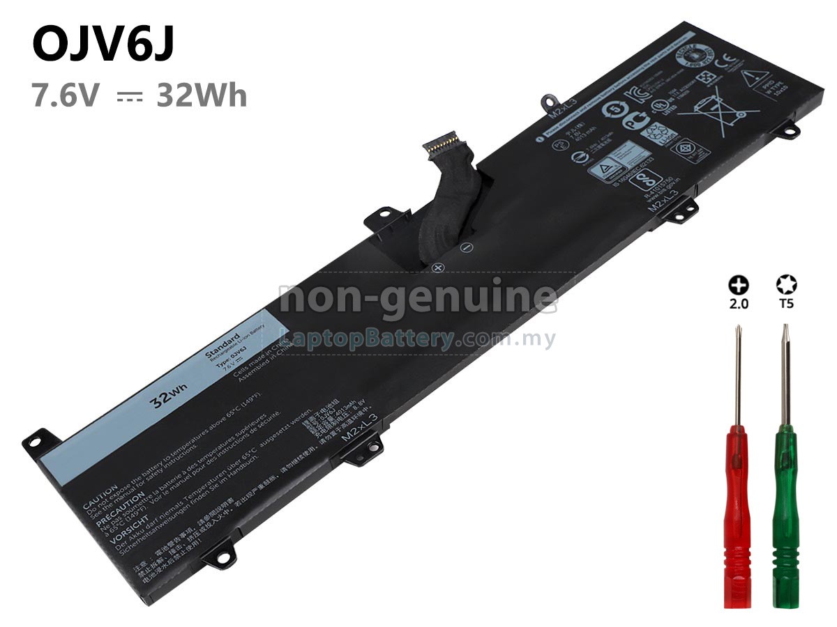 Dell OJV6J replacement battery