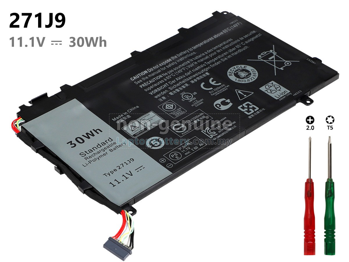 Dell Latitude 7350 2-IN-1 replacement battery