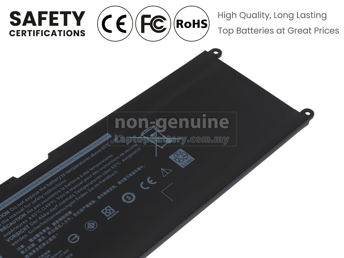 Dell Latitude 3490 battery,high-grade replacement Dell Latitude 3490 laptop  battery from Malaysia(56Wh,4 cells)