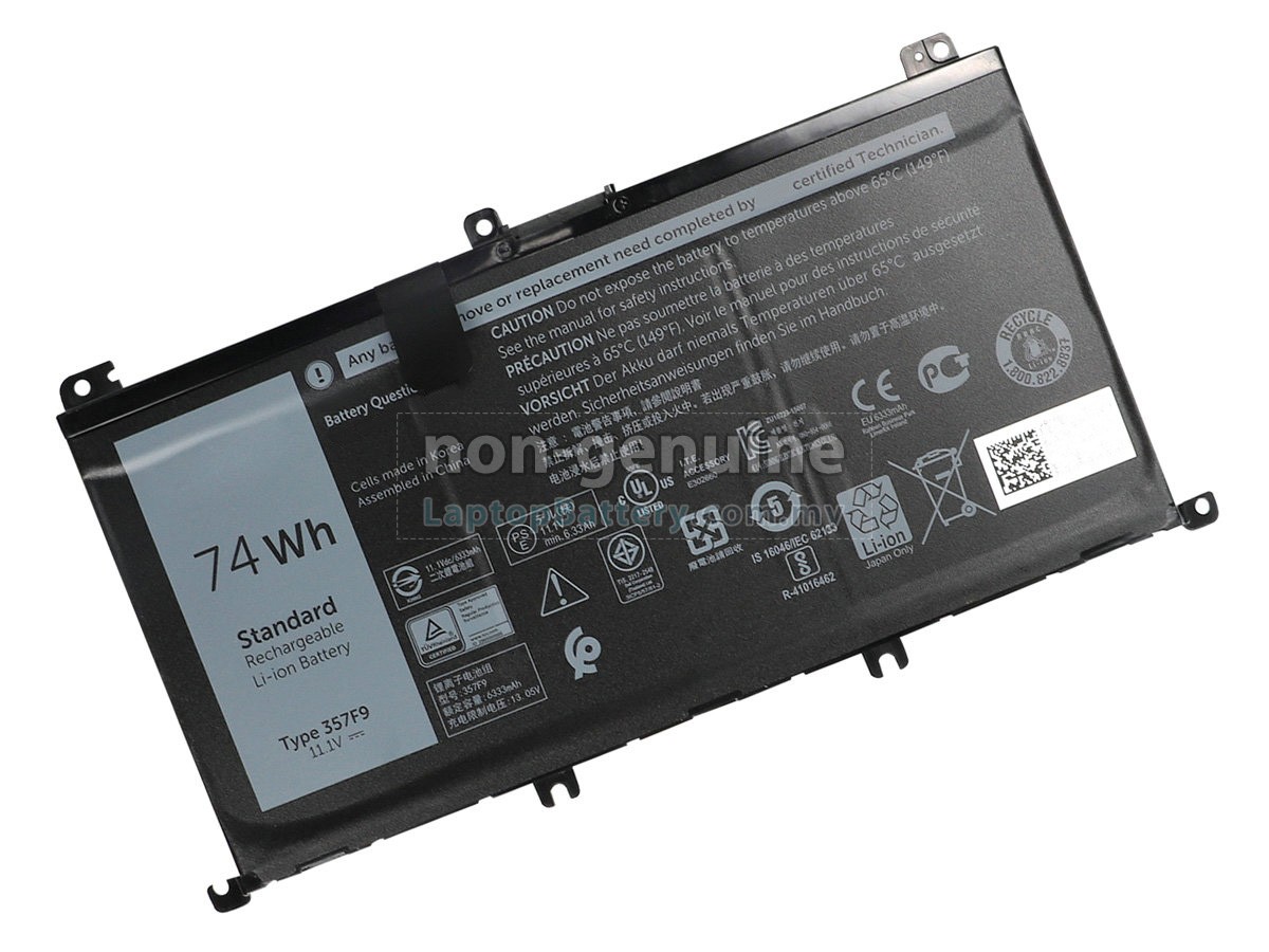 Dell Inspiron 15 GAMING 7566 replacement battery