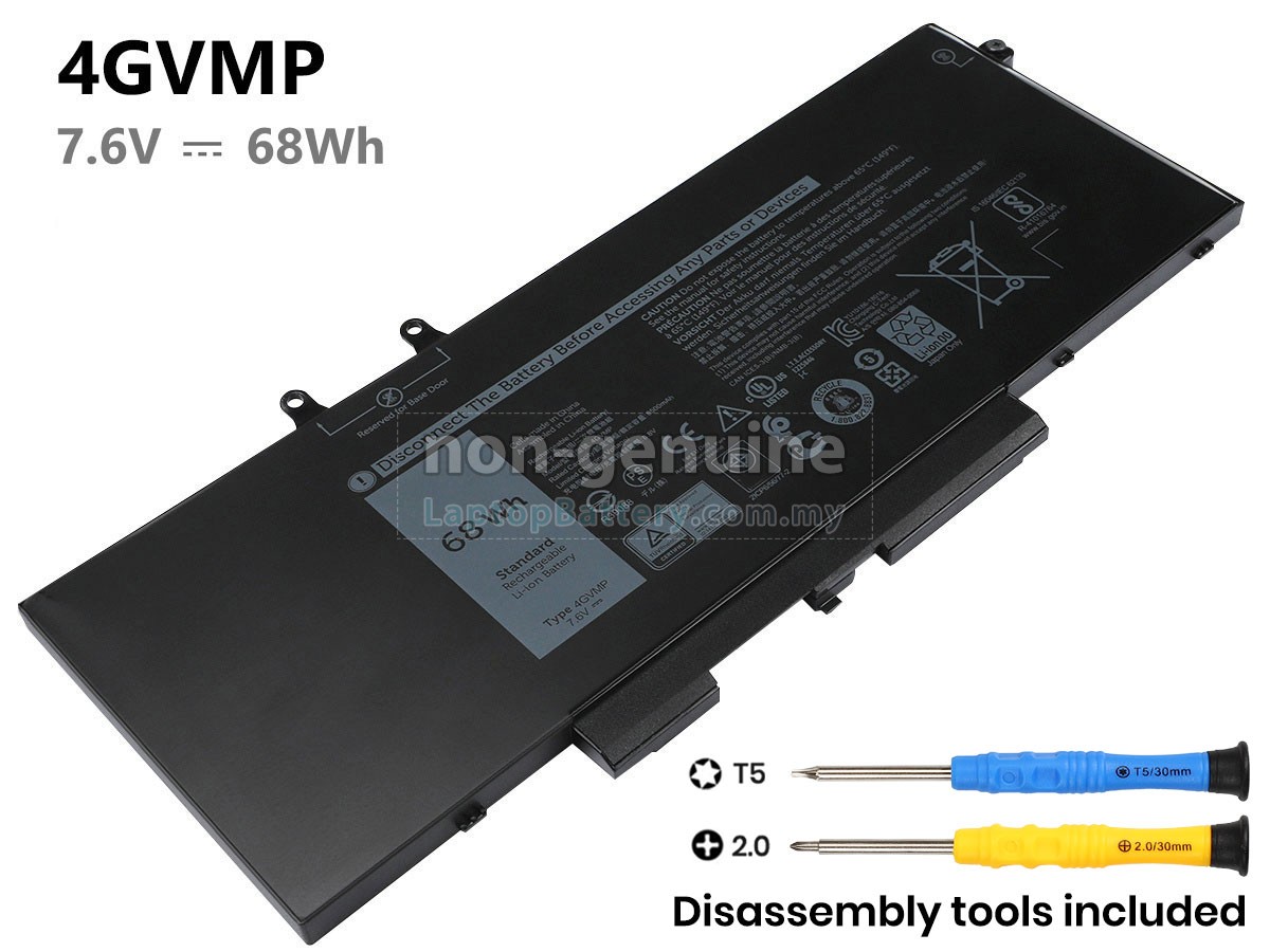 Dell 4GVMP replacement battery