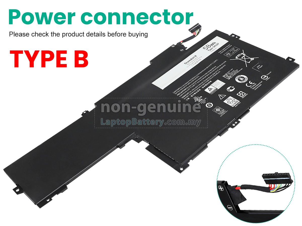 Dell Inspiron 14 7000 replacement battery