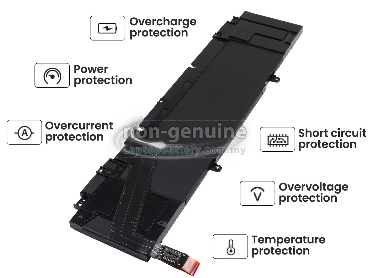 Dell 5XJ6R replacement battery