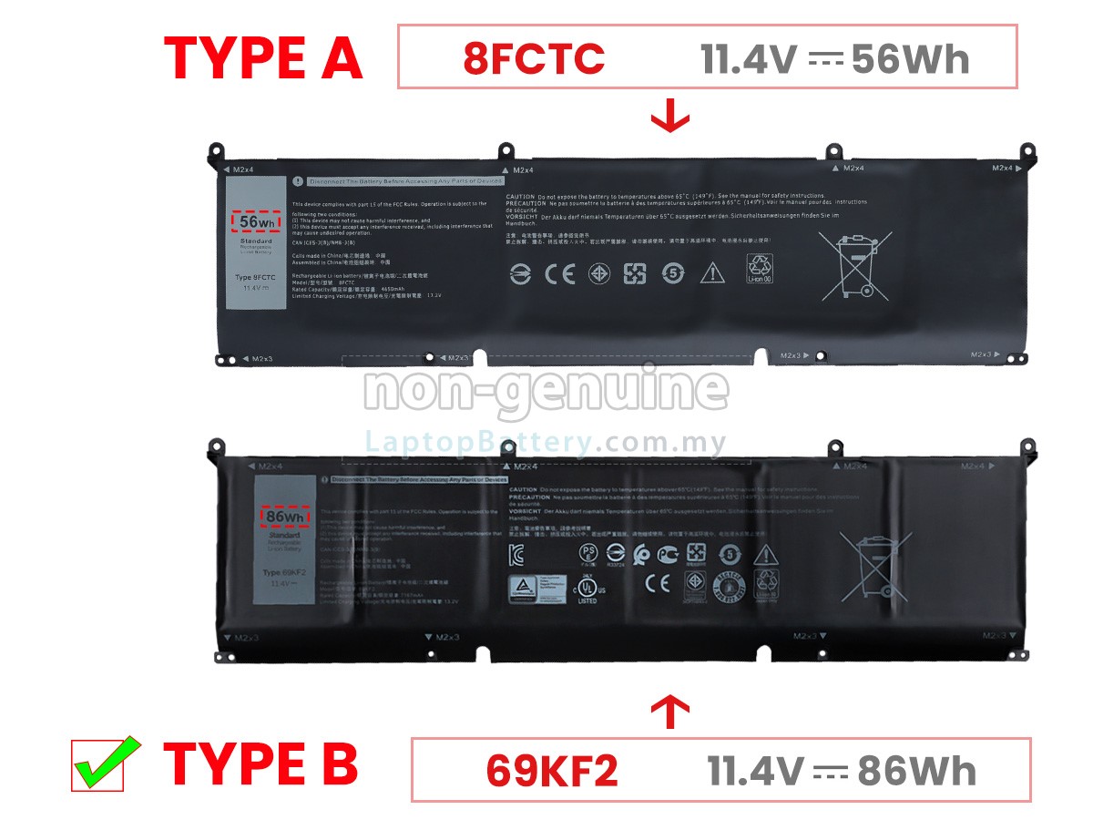 Dell G15 5520 replacement battery