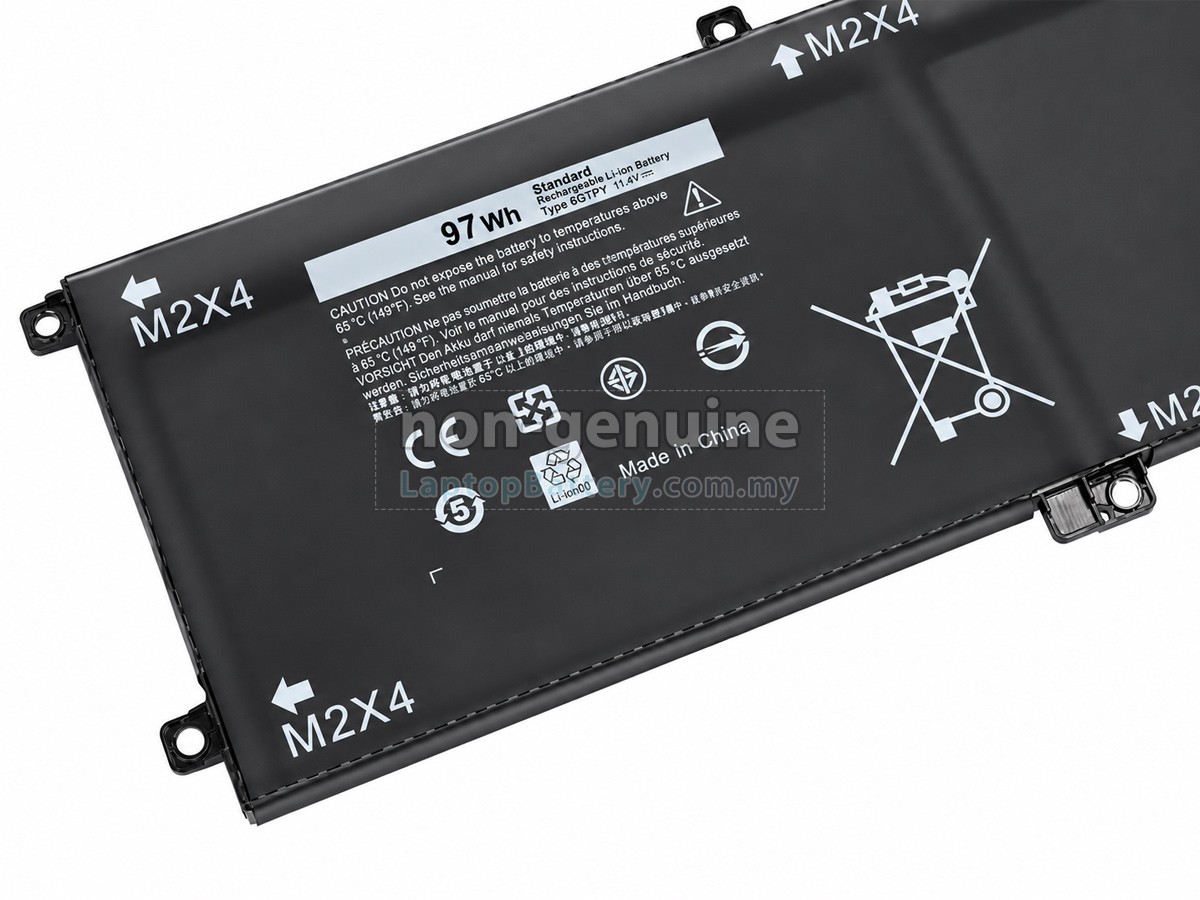 Dell P56F001 replacement battery