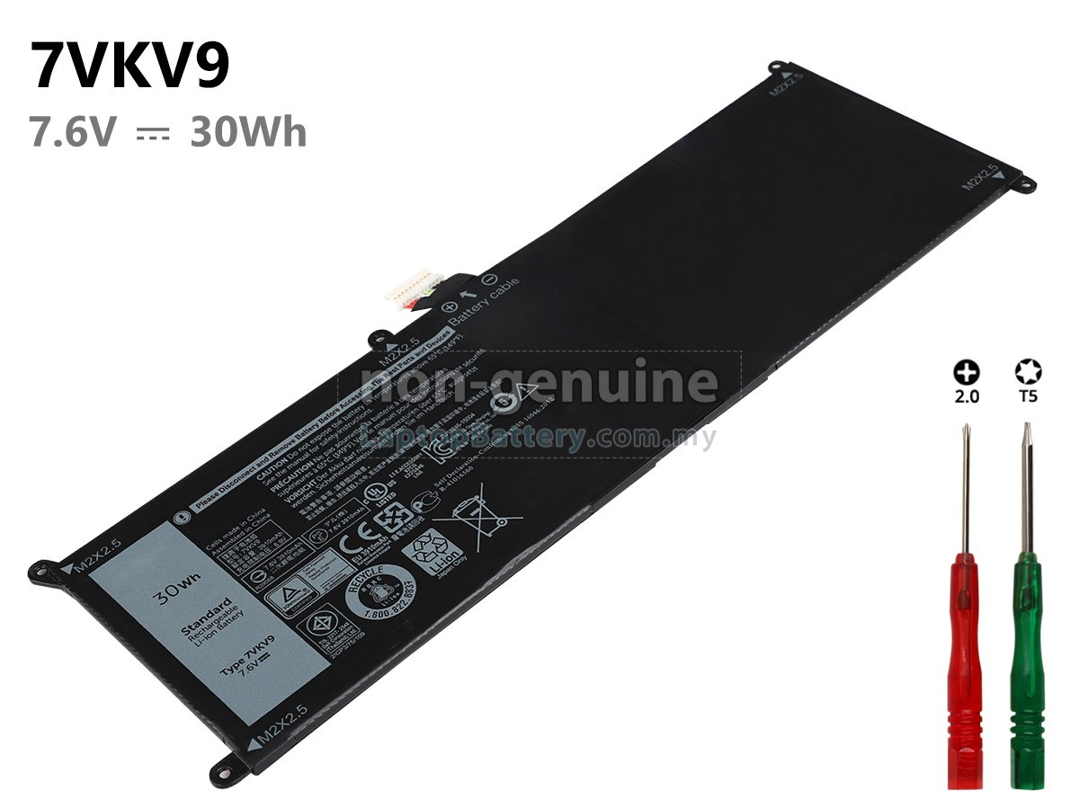 Dell XPS 12 9250 replacement battery