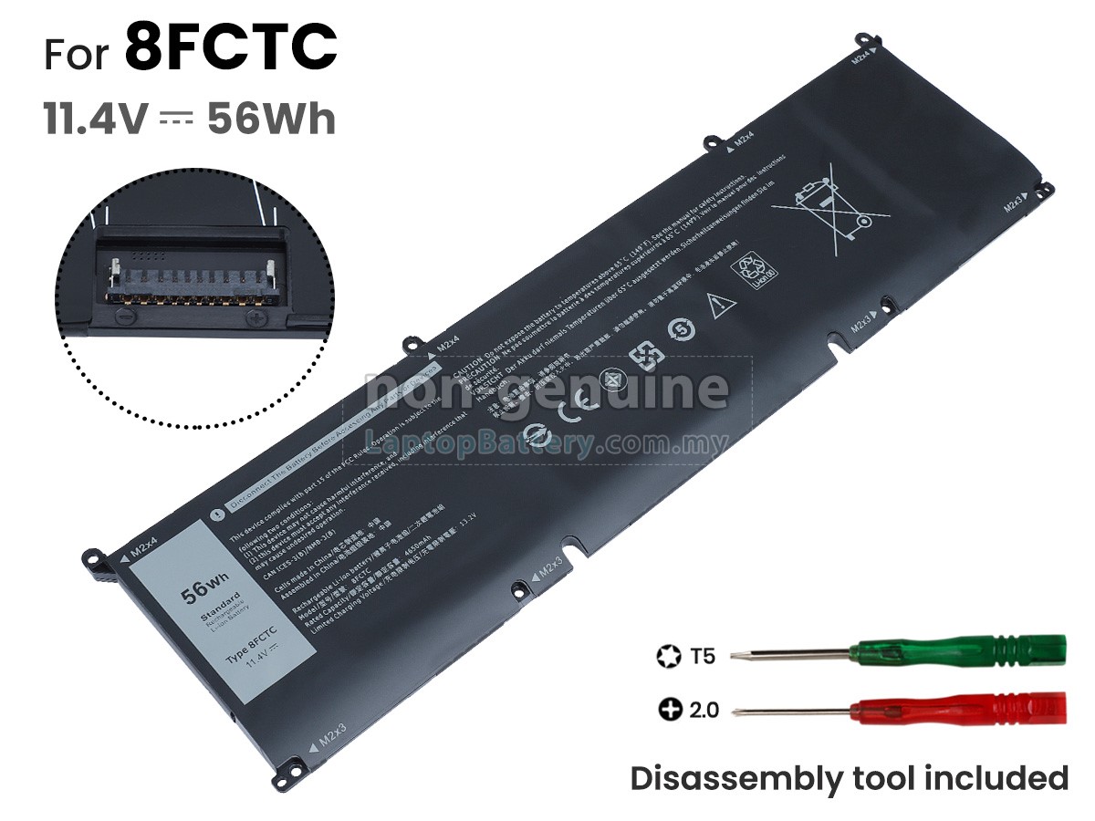 Dell Inspiron 16 7610 replacement battery