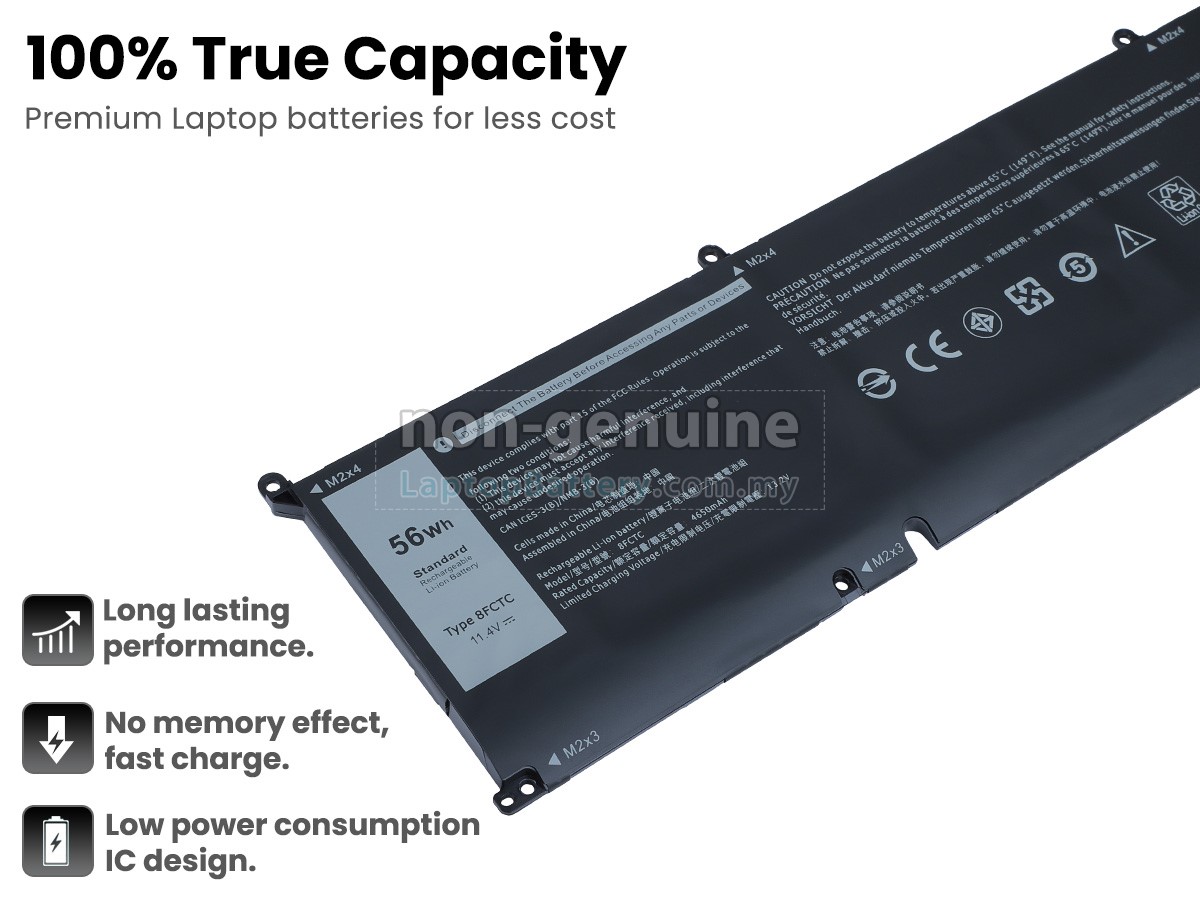 Dell 8FCTC replacement battery