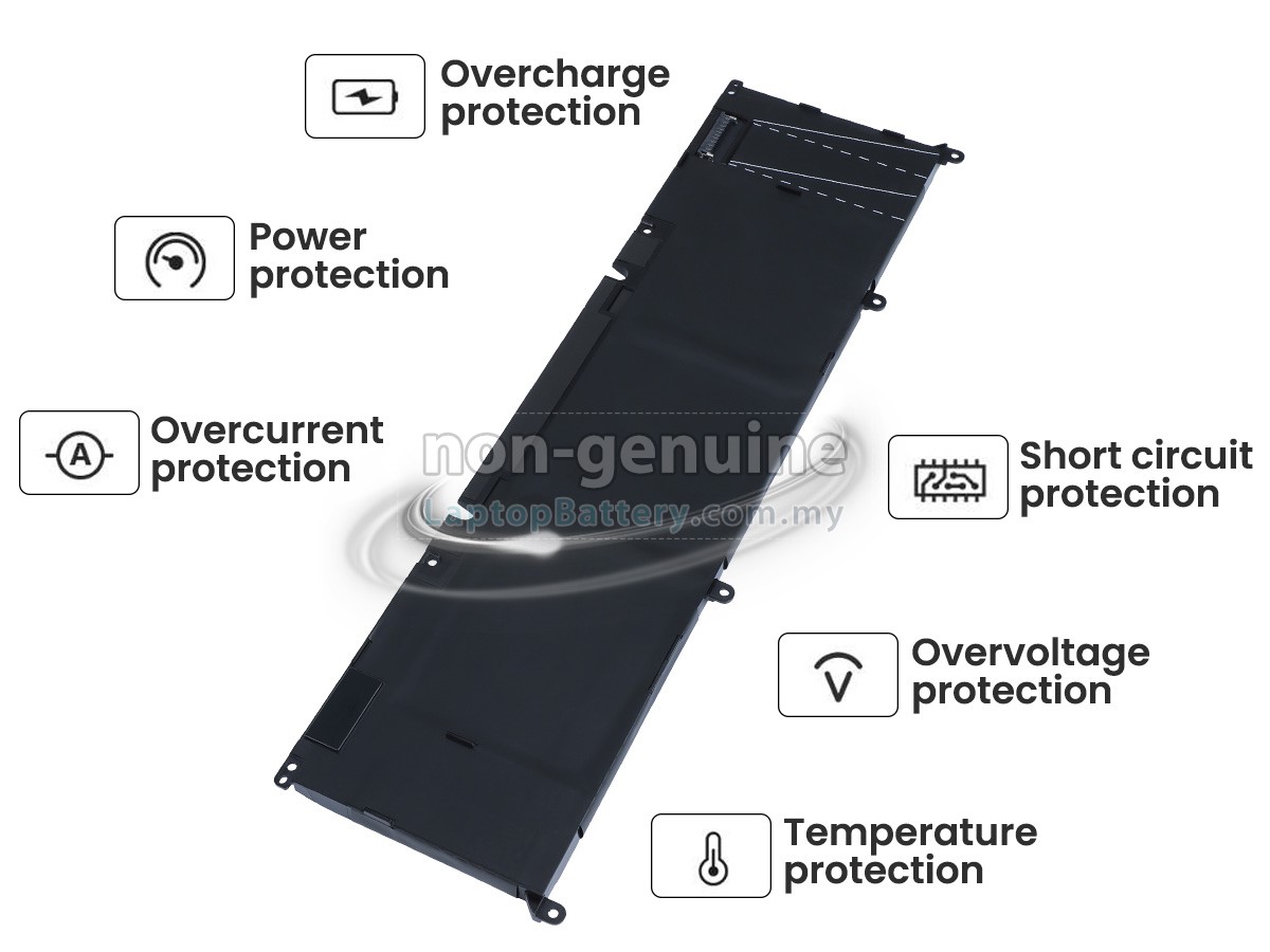 Dell P91F002 replacement battery