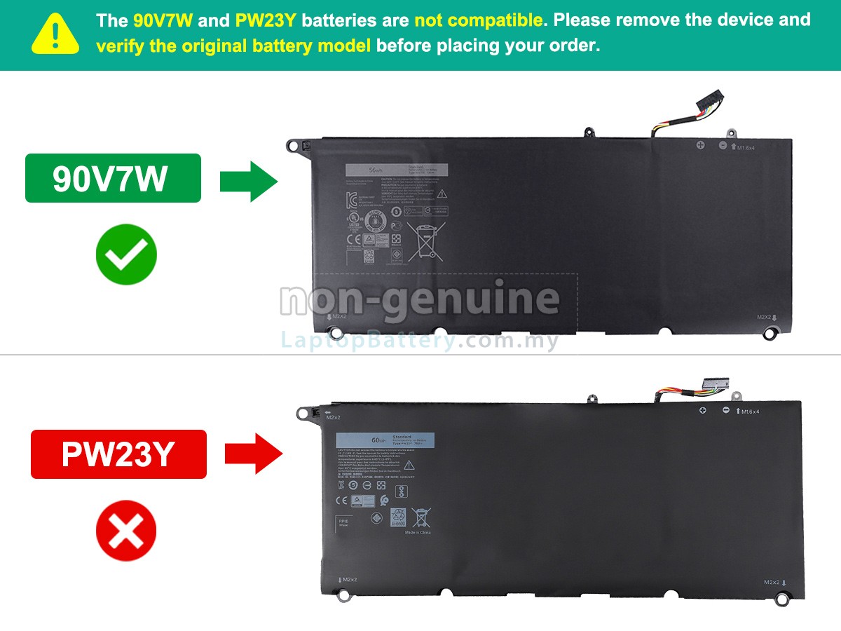 Dell P54G002 replacement battery