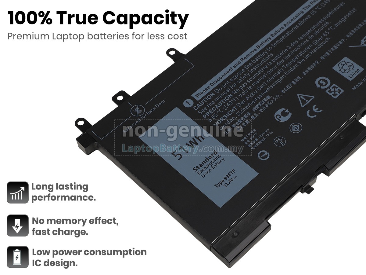 Dell Latitude 5288 replacement battery
