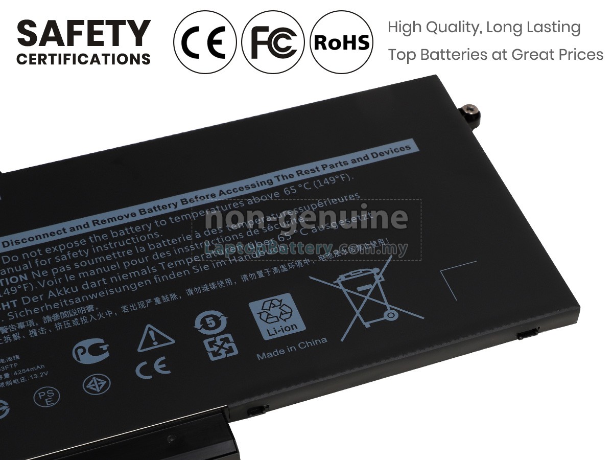 Dell P72G003 replacement battery