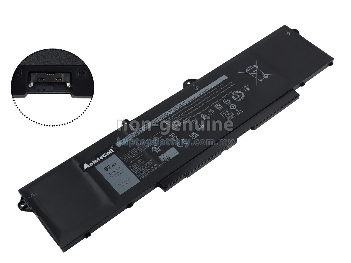 Dell 9JRV0 replacement battery