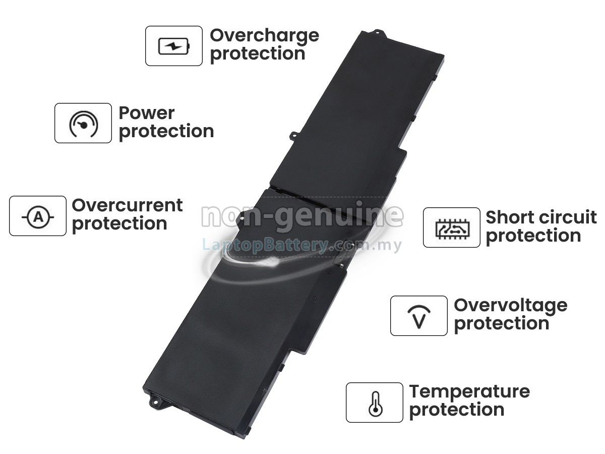 Dell 9JRV0 replacement battery