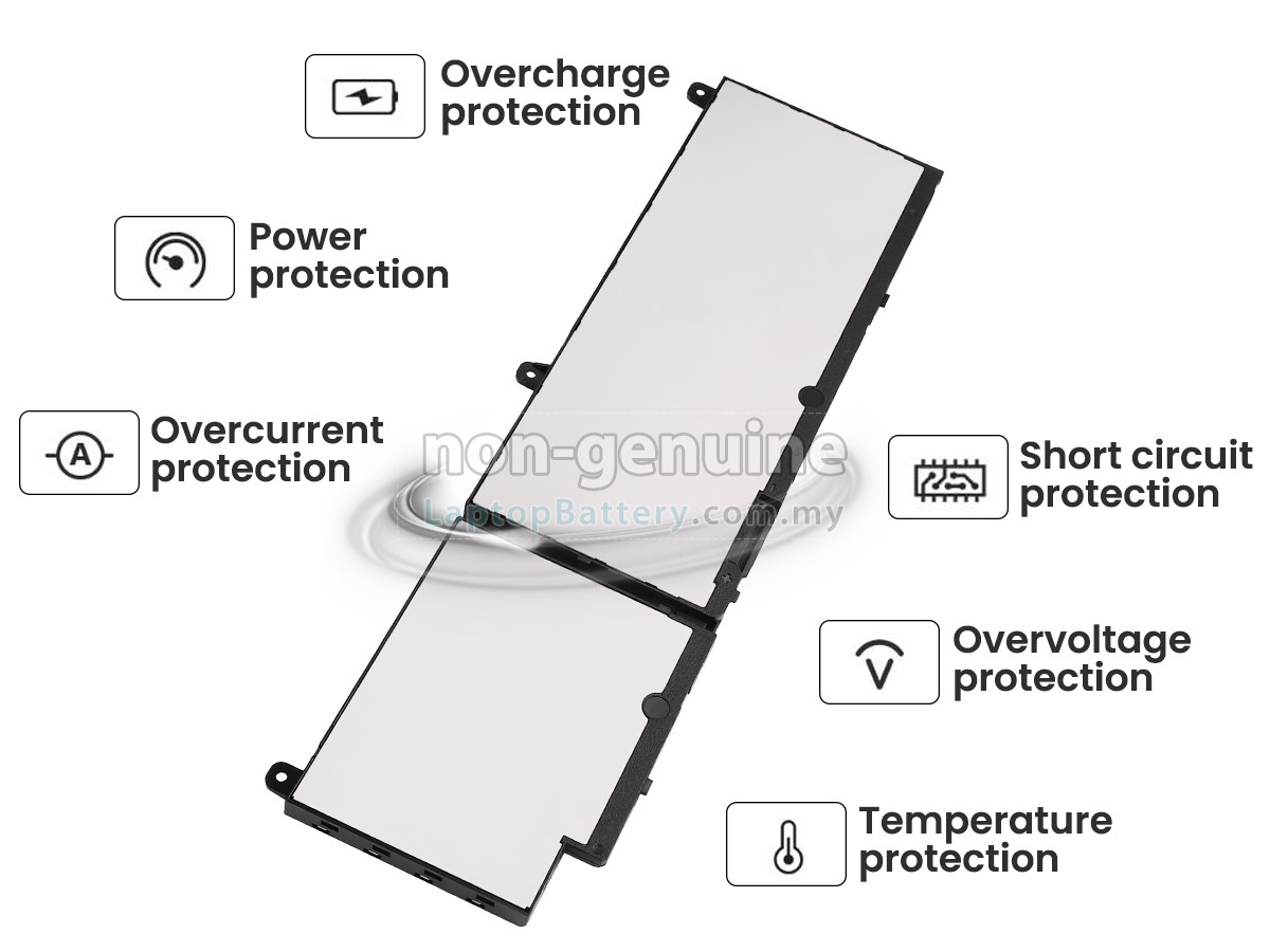 Dell P44E001 replacement battery