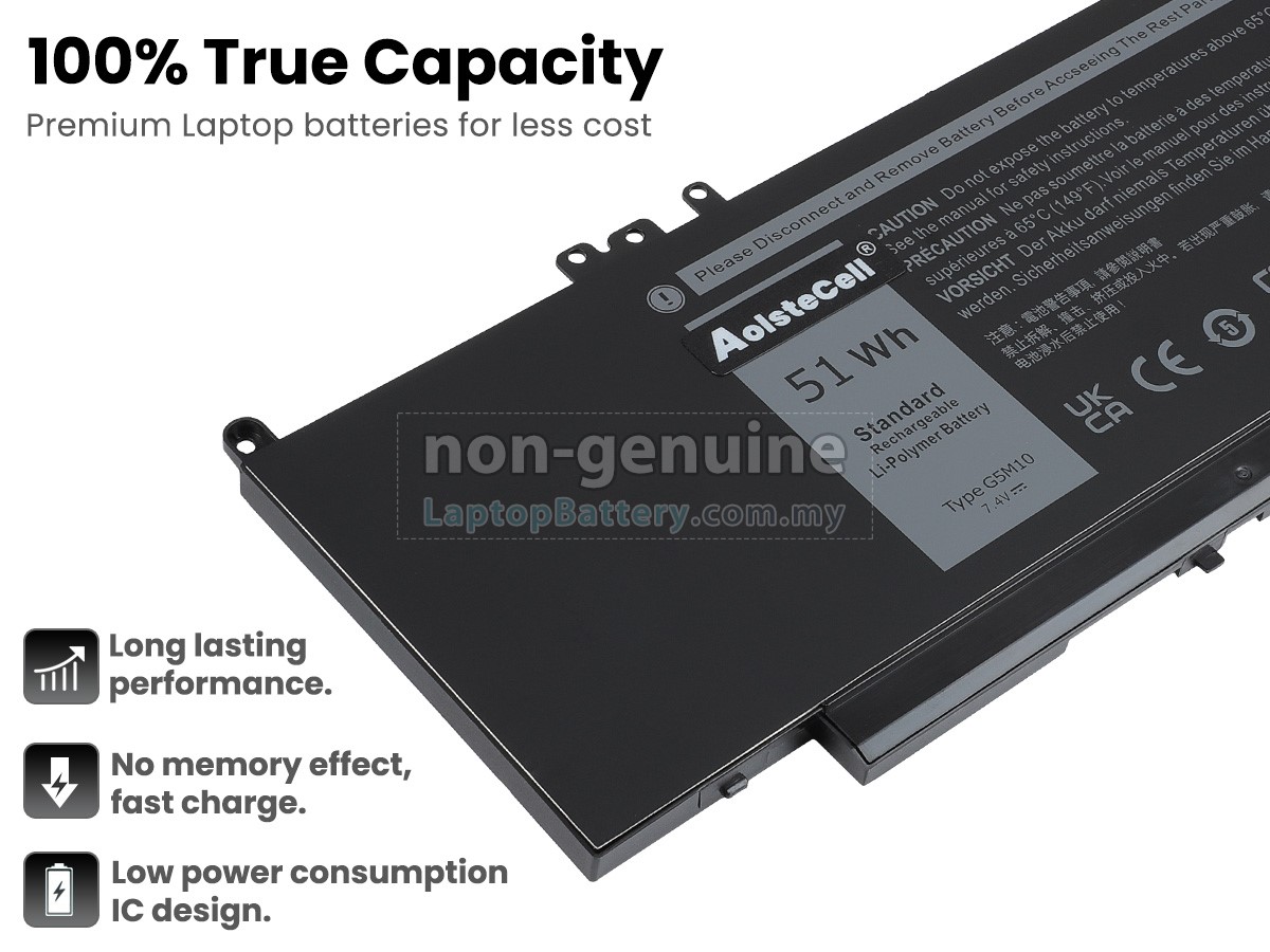 Dell G5M10 replacement battery