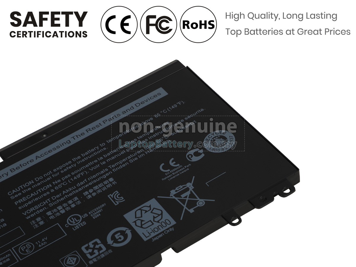Dell RDRH9 replacement battery