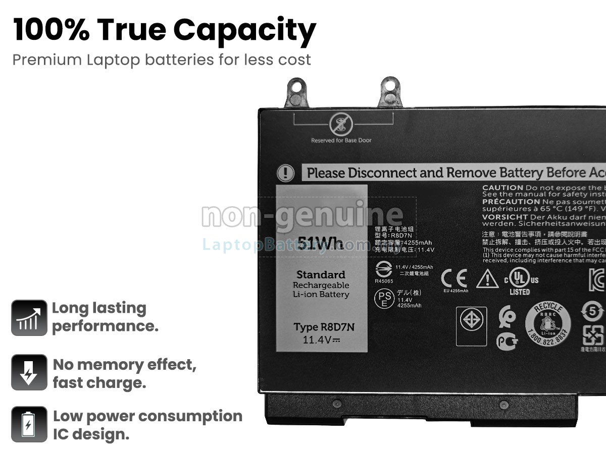 Dell 3HWPP replacement battery