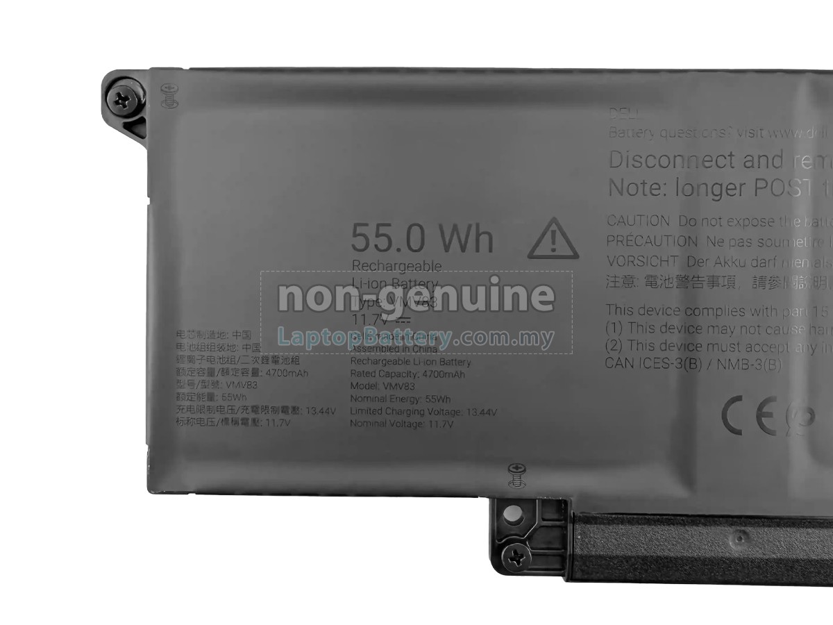 Dell 703TP replacement battery