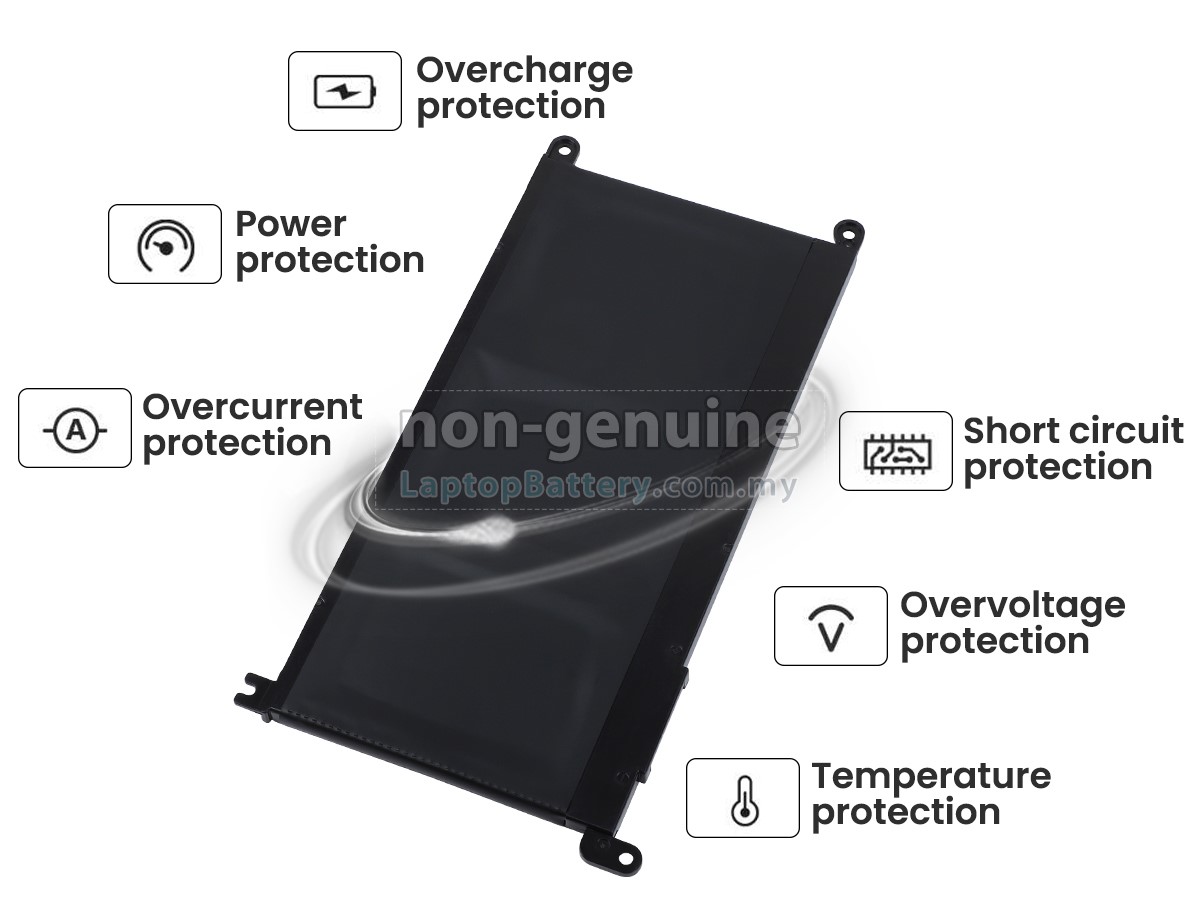 Dell P75F005 replacement battery