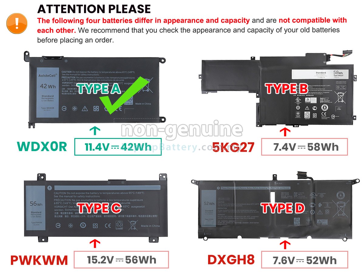 Dell Inspiron 14 7000 replacement battery