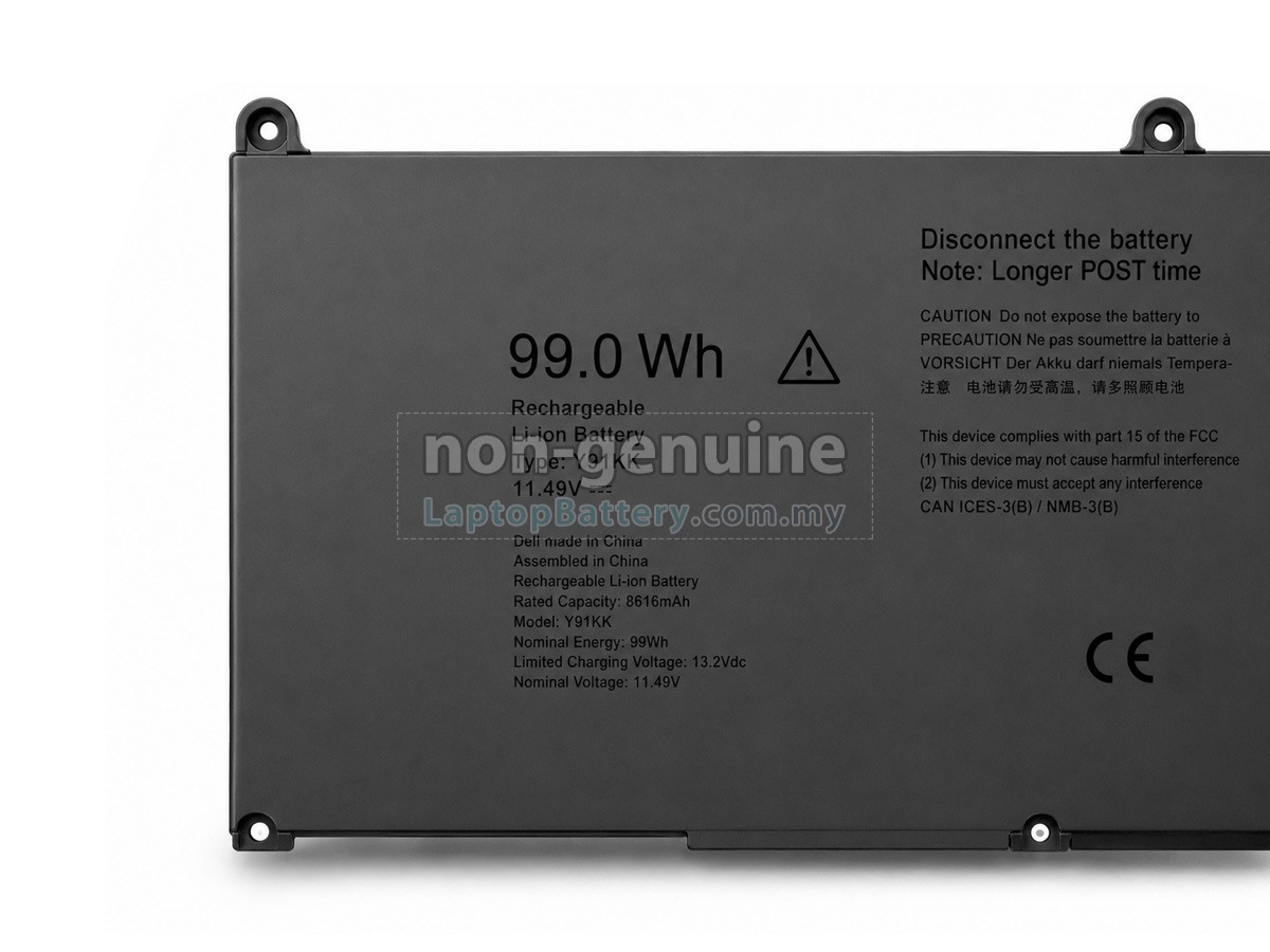 Dell 00D1HD replacement battery