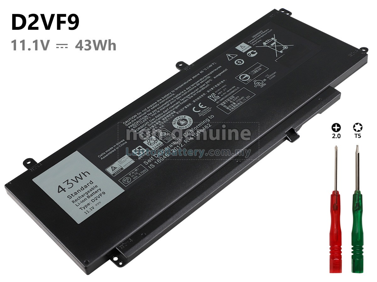 Dell P41F001 replacement battery
