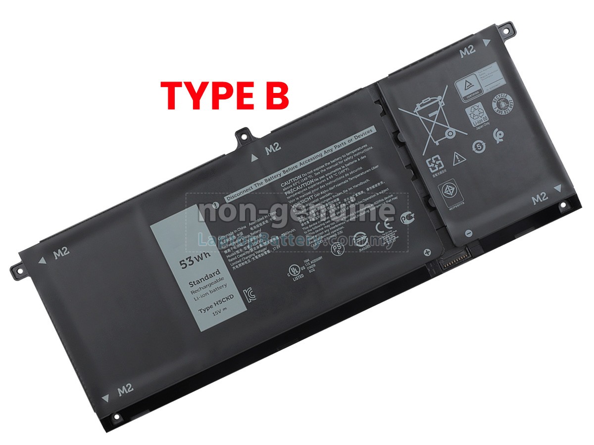 Dell Inspiron 7506 2-IN-1 SILVER replacement battery