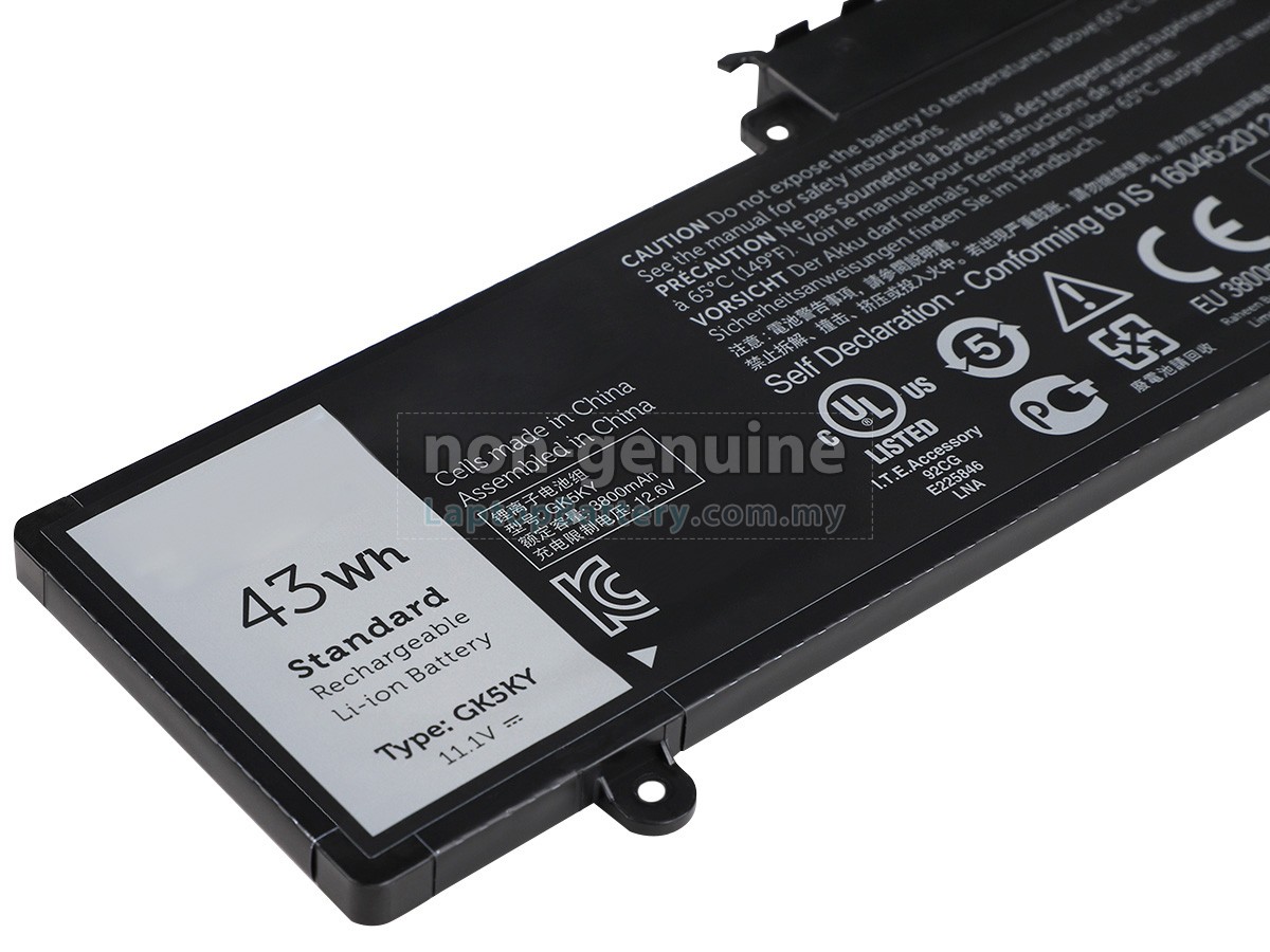 Dell P55F replacement battery