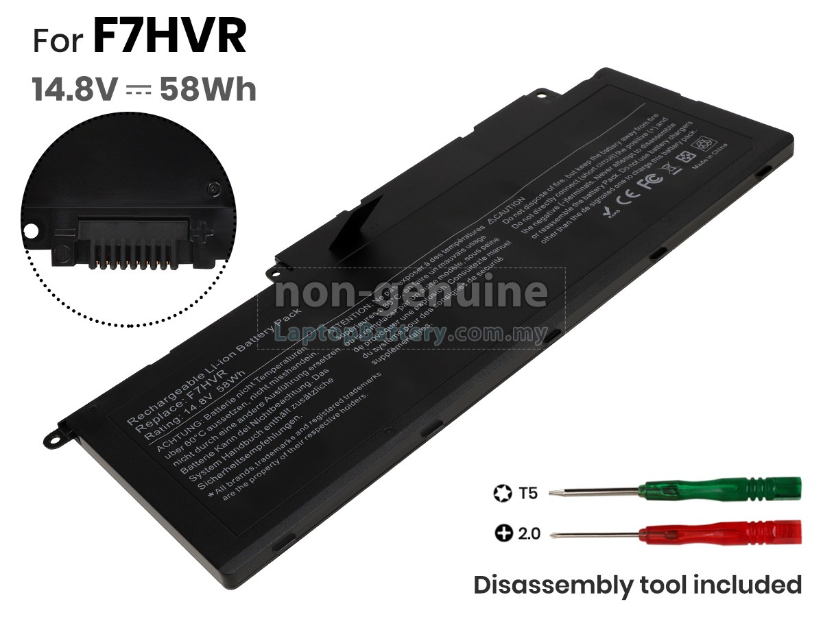 Dell P36F001 replacement battery