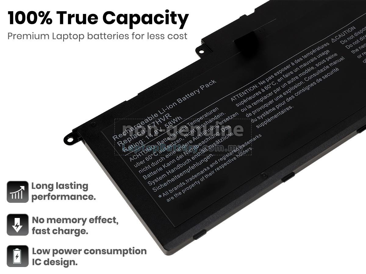 Dell Inspiron 7537 replacement battery