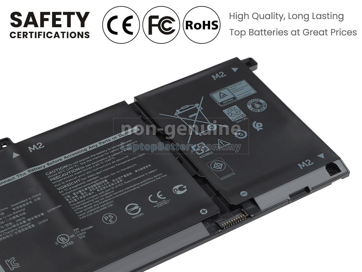 Dell H5CKD 53Wh 4-Cell Laptop Battery – Inspiron 5505, Latitude 3510 & More