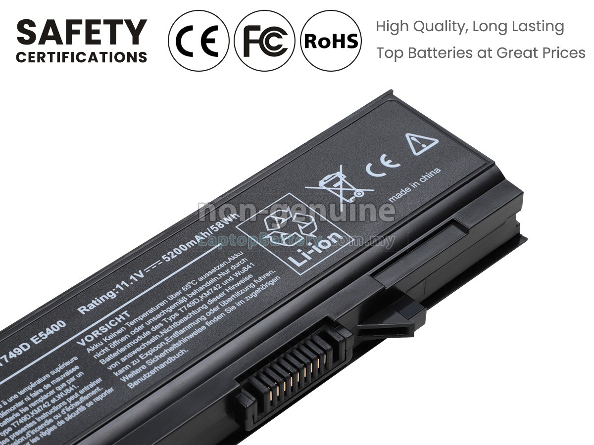 Dell KM742 replacement battery