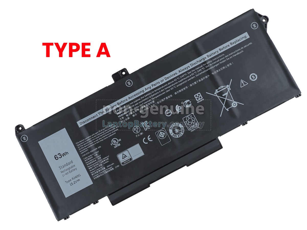 Dell Latitude 5520 replacement battery