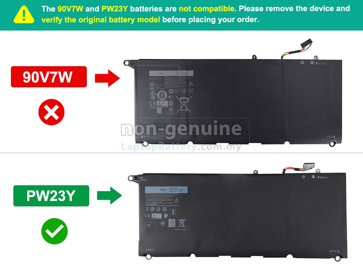 Dell P54G002 replacement battery
