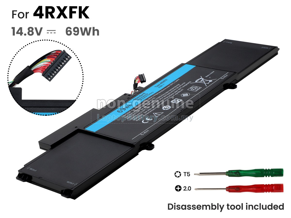Dell 4RXFK replacement battery