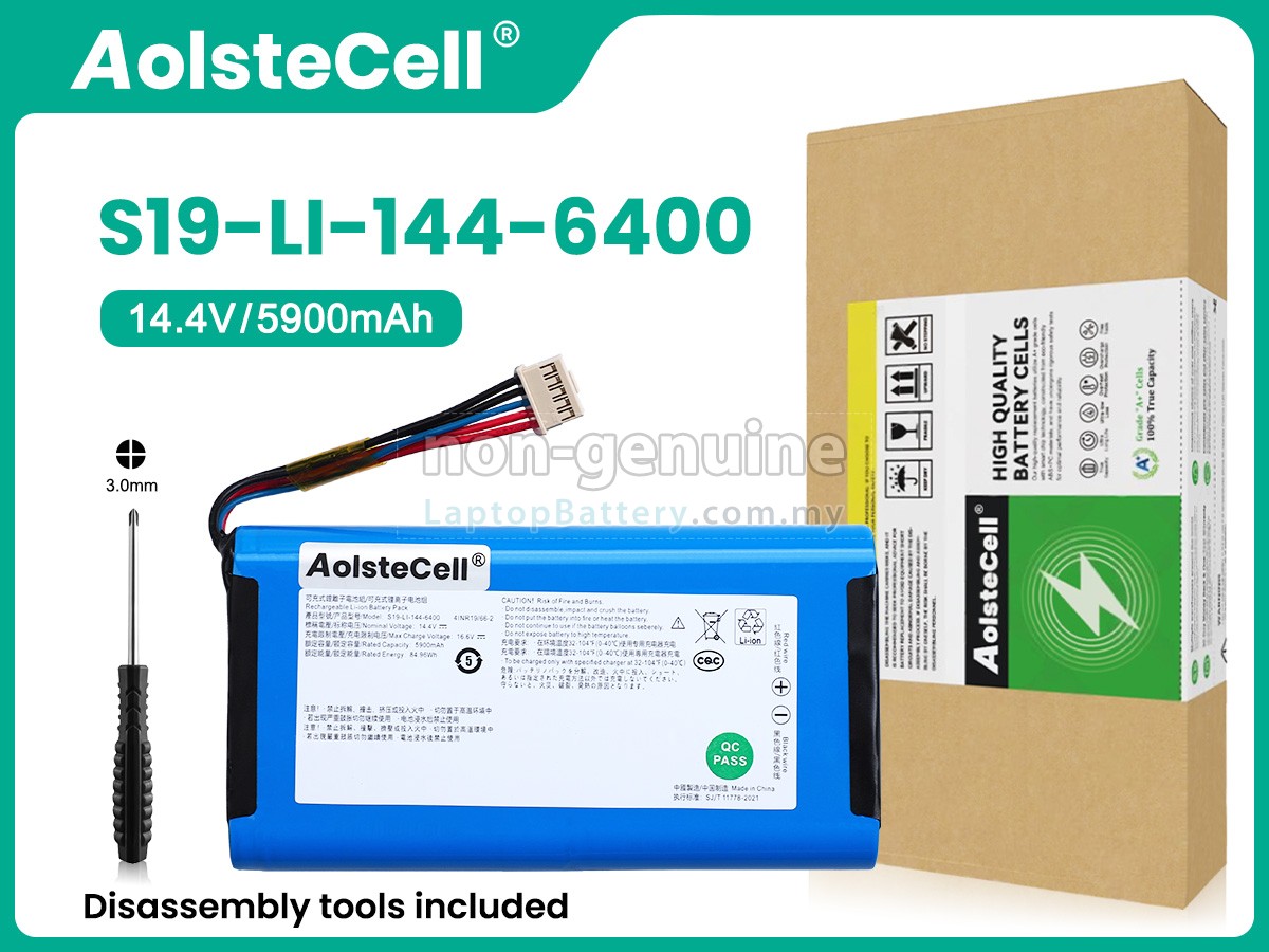 Ecovacs S19-LI-144-6400 replacement battery