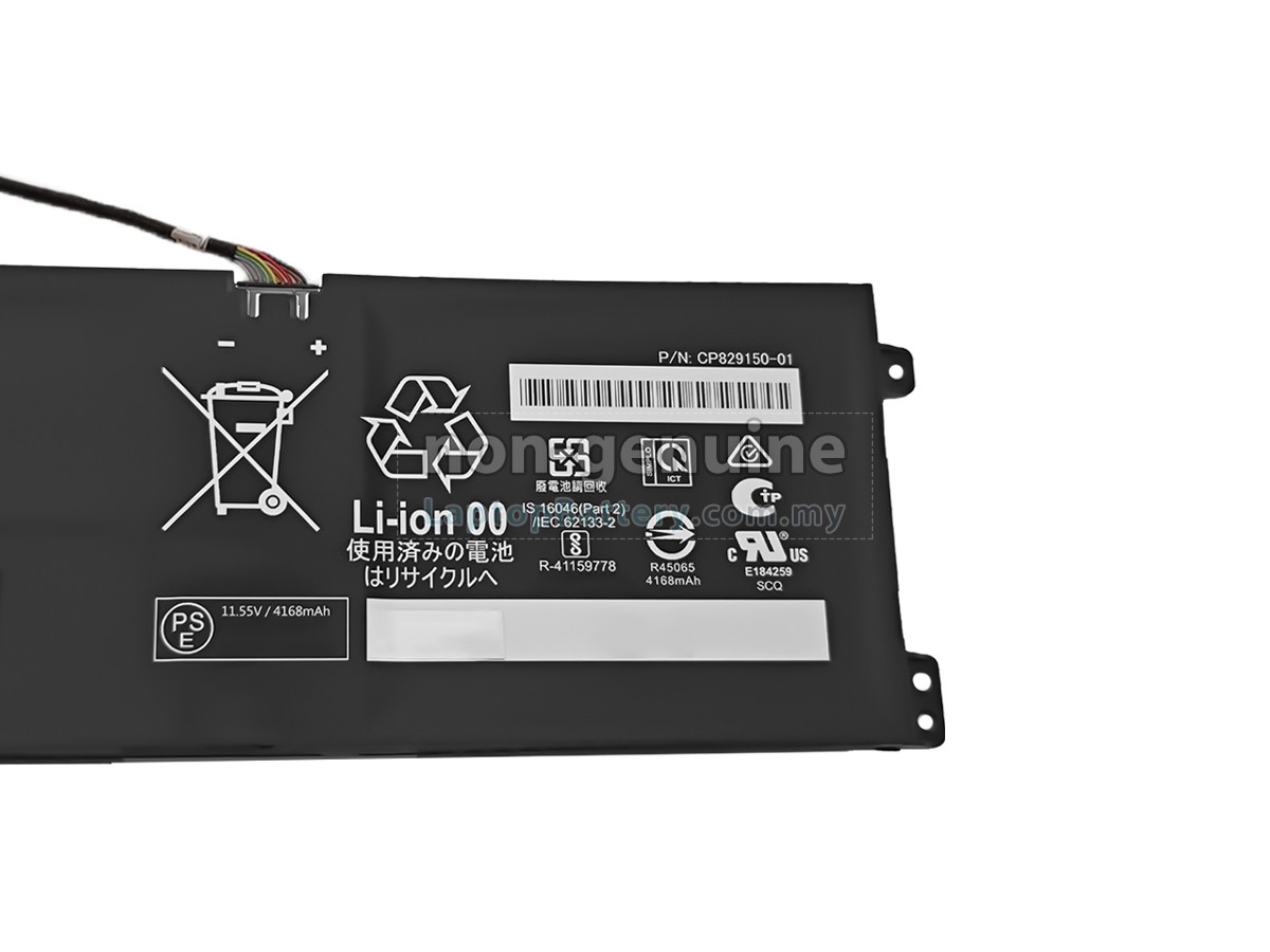 Fujitsu CP829150-01 replacement battery