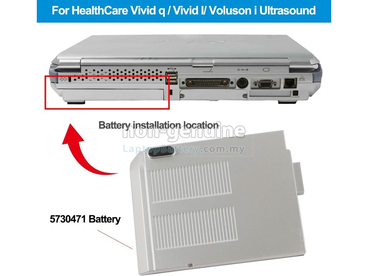 GE VIVID I replacement battery