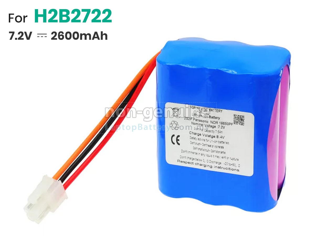 Gentec H2B2722 replacement battery