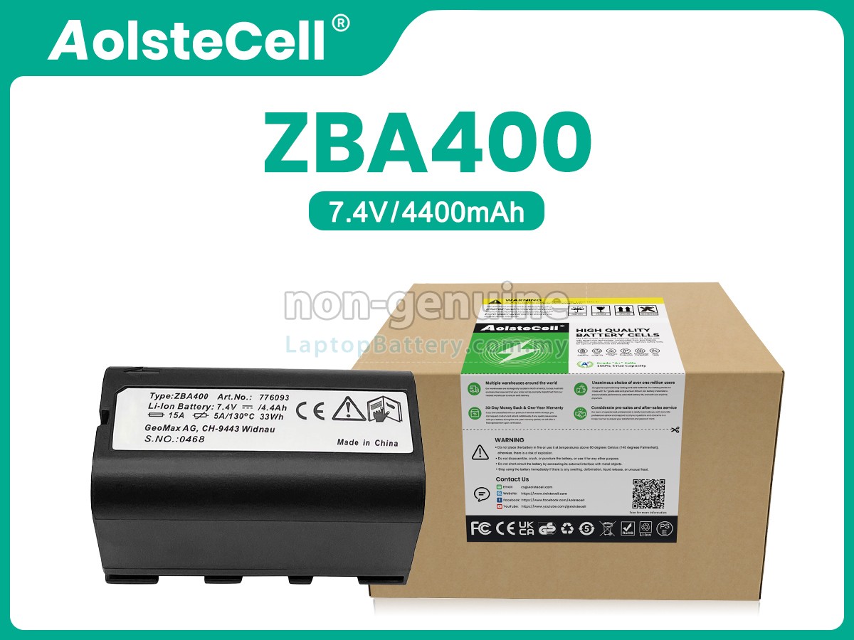 Geomax ZT80 replacement battery