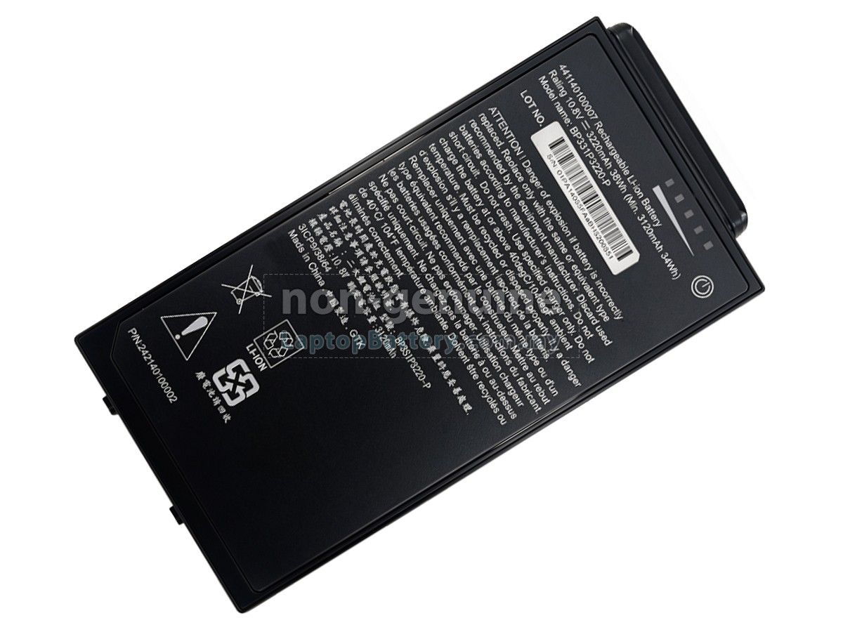 Getac 242140100002 replacement battery