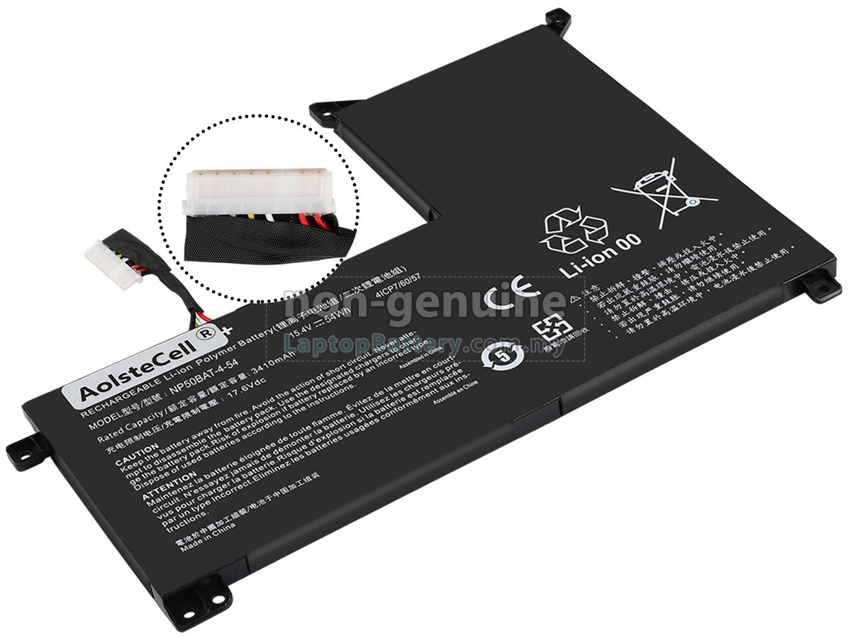 Gigabyte NP50BAT-4-54 replacement battery